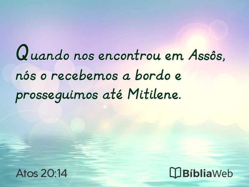 Atos 20:14 em imagem para compartilhar