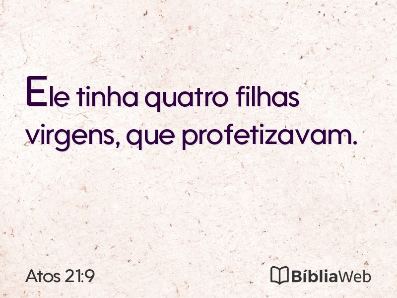 Atos 21:9 em imagem para compartilhar