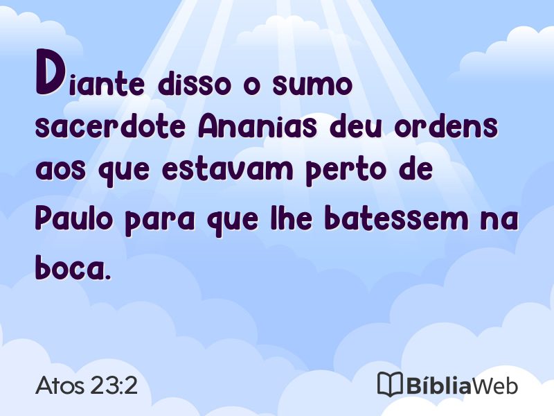 Atos 23:2 em imagem para compartilhar