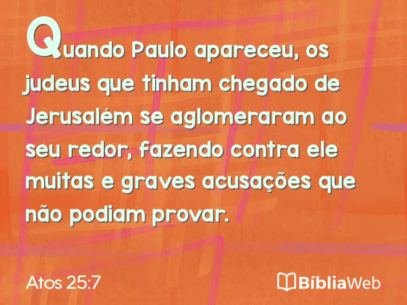 Atos 25:7 em imagem para compartilhar