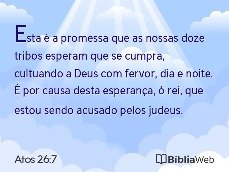 Atos 26:7 em imagem para compartilhar