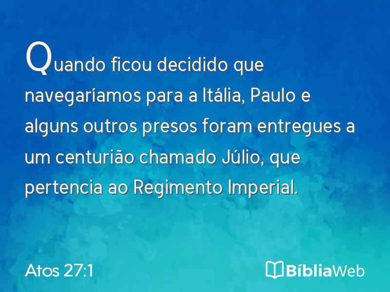 Atos 27:1 em imagem para compartilhar