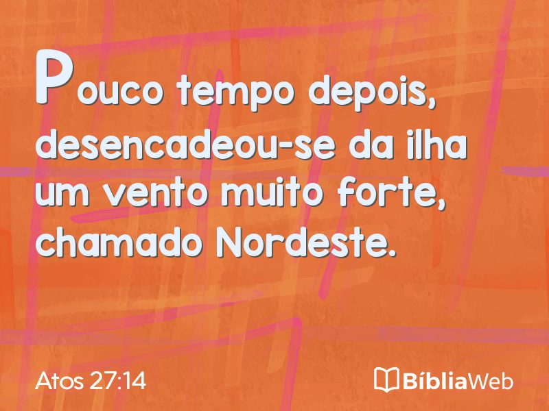 Atos 27:14 em imagem para compartilhar