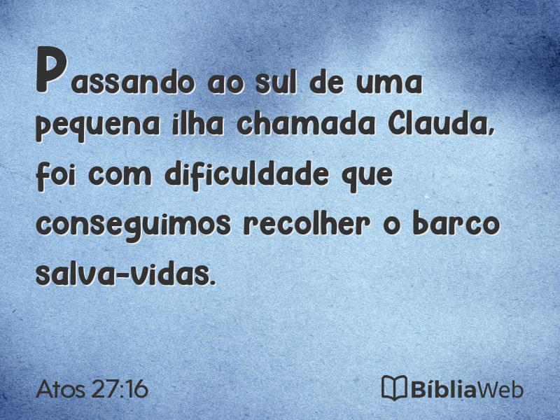 Atos 27:16 em imagem para compartilhar