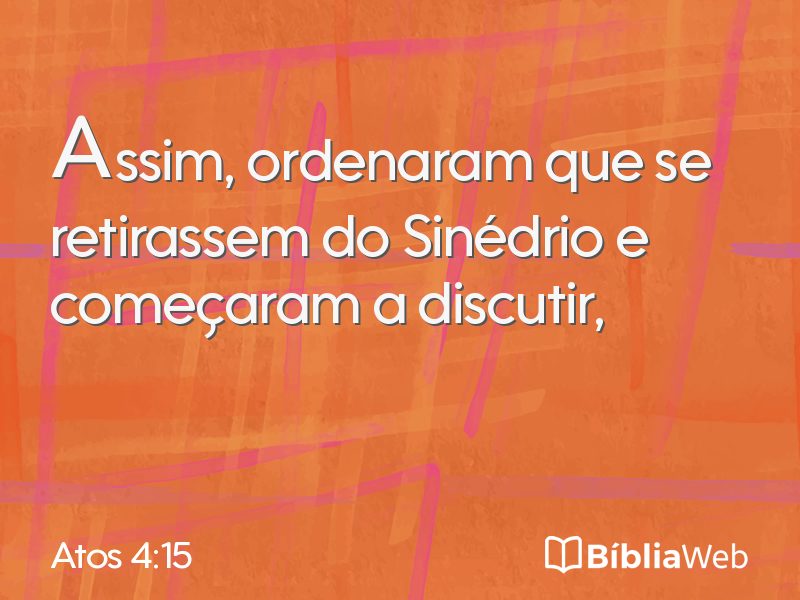 Atos 4:15 em imagem para compartilhar
