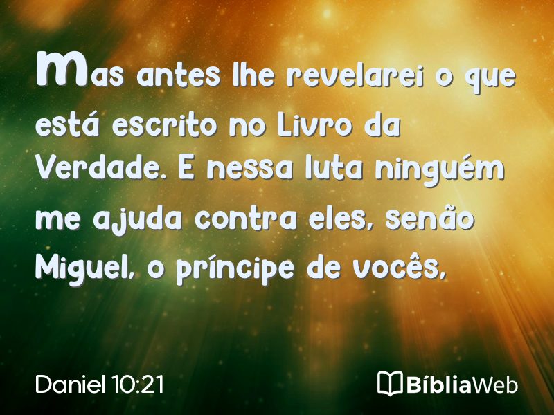 Daniel 10:21 em imagem para compartilhar