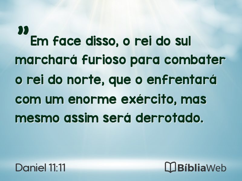 Daniel 11:11 em imagem para compartilhar
