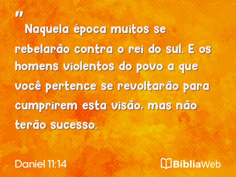 Daniel 11:14 em imagem para compartilhar