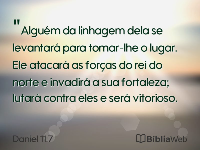 Daniel 11:7 em imagem para compartilhar