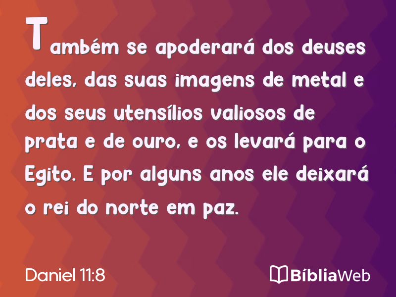 Daniel 11:8 em imagem para compartilhar