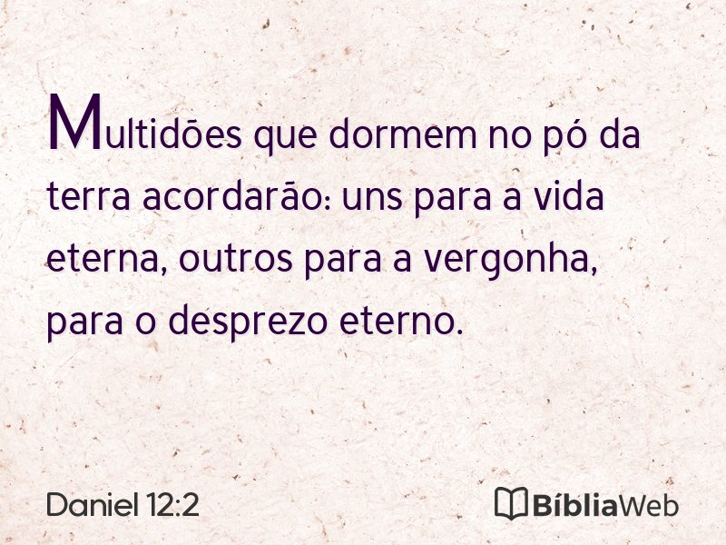 Daniel 12:2 em imagem para compartilhar