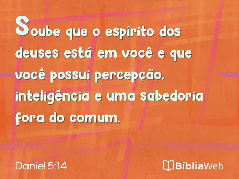 Daniel 5:14 em imagem para compartilhar