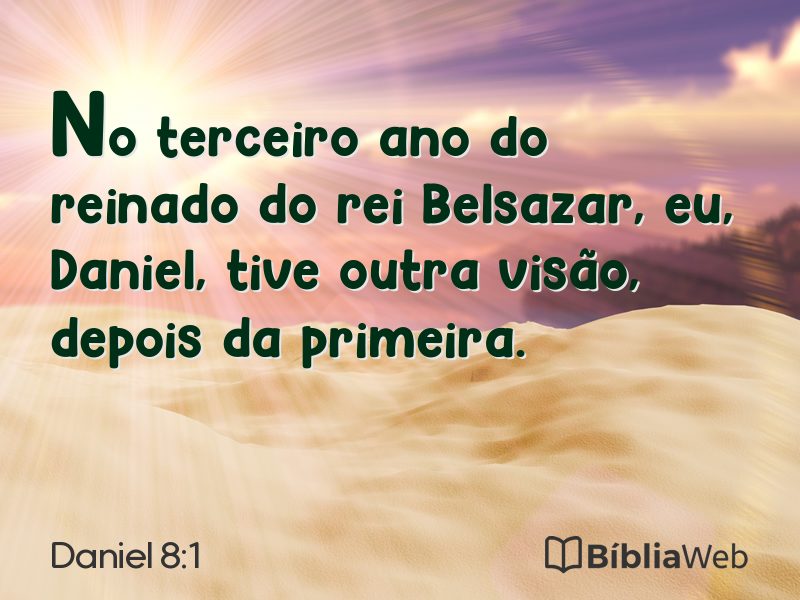 Daniel 8:1 em imagem para compartilhar