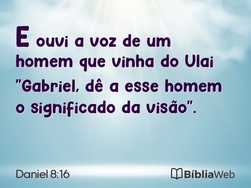 Daniel 8:16 em imagem para compartilhar