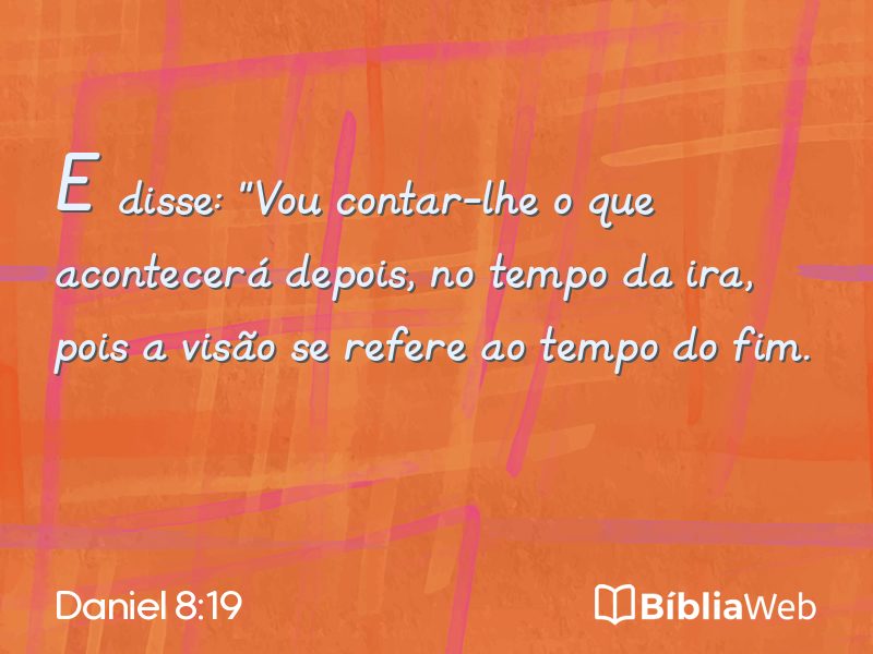 Daniel 8:19 em imagem para compartilhar