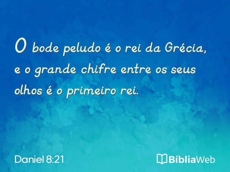 Daniel 8:21 em imagem para compartilhar
