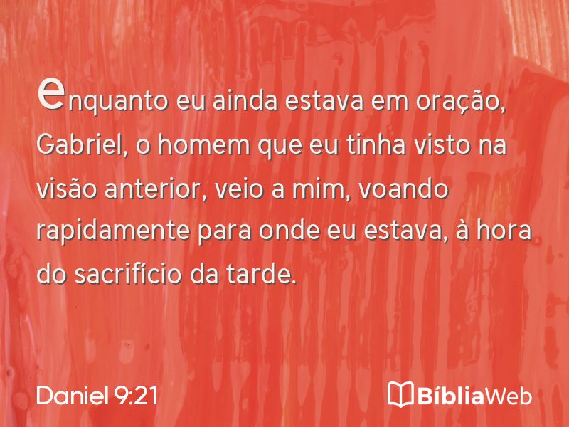 Daniel 9:21 em imagem para compartilhar
