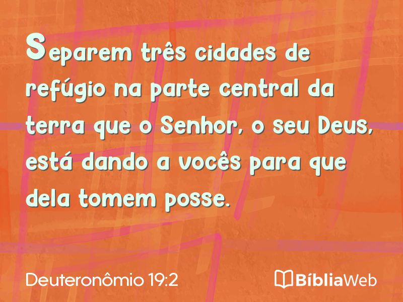 Deuteronômio 19:2 em imagem para compartilhar