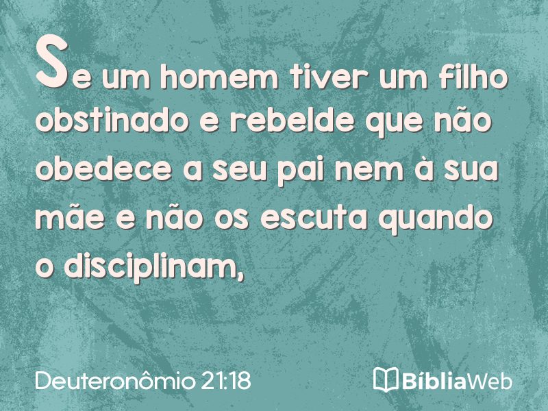 Deuteronômio 21:18 em imagem para compartilhar