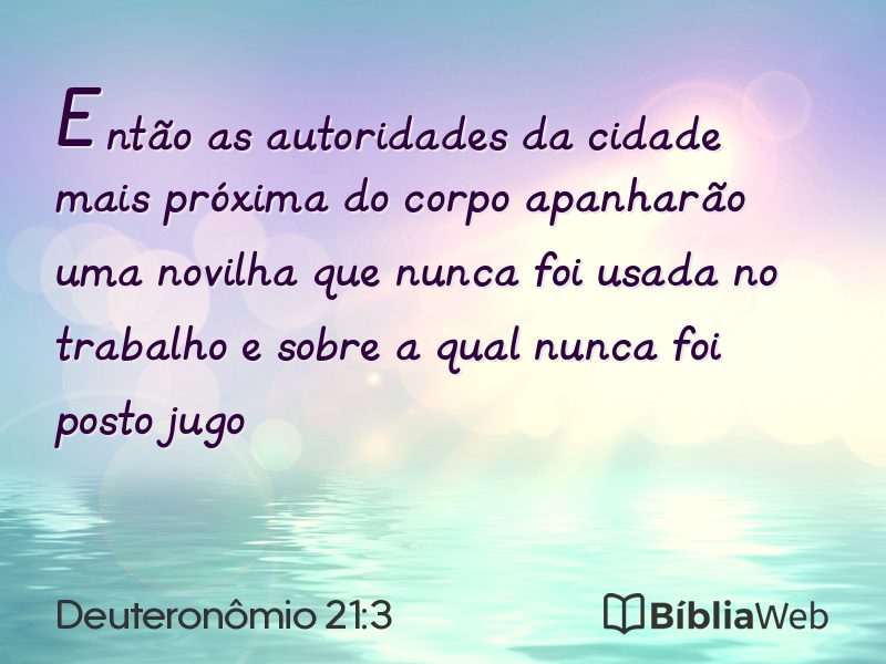 Deuteronômio 21:3 em imagem para compartilhar