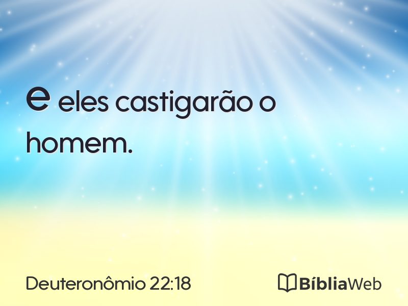 Deuteronômio 22:18 em imagem para compartilhar