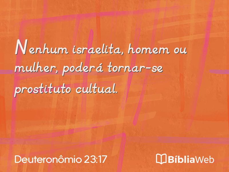 Deuteronômio 23:17 em imagem para compartilhar