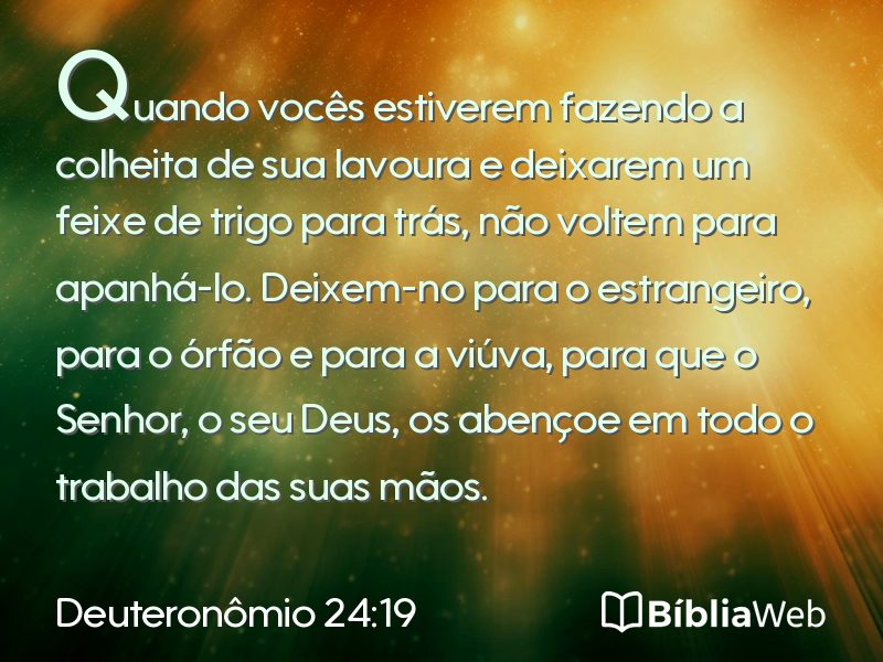 Deuteronômio 24:19 em imagem para compartilhar