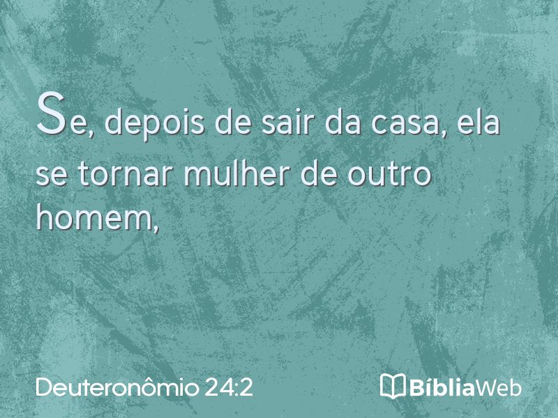 Deuteronômio 24:2 em imagem para compartilhar