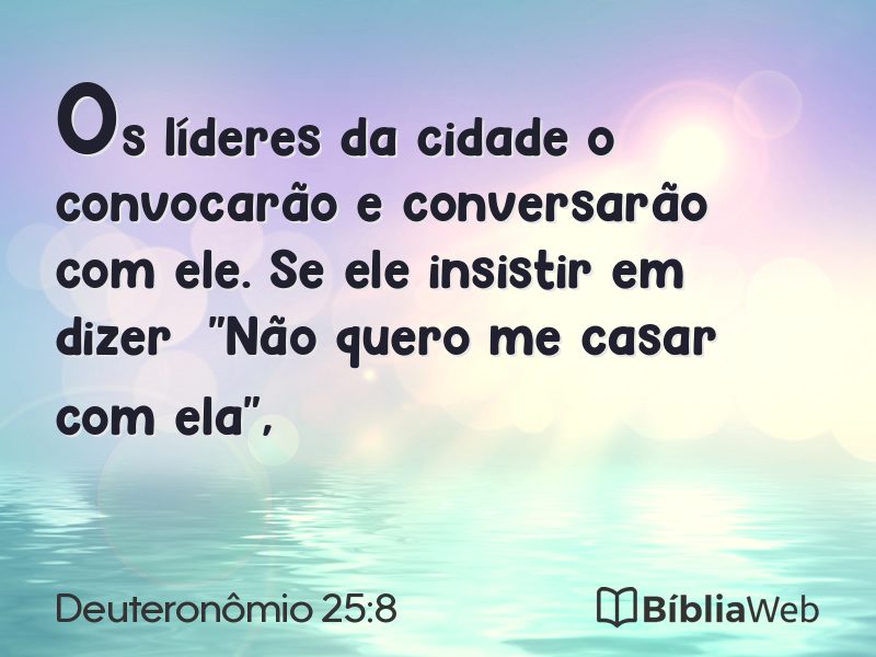 Deuteronômio 25:8 em imagem para compartilhar