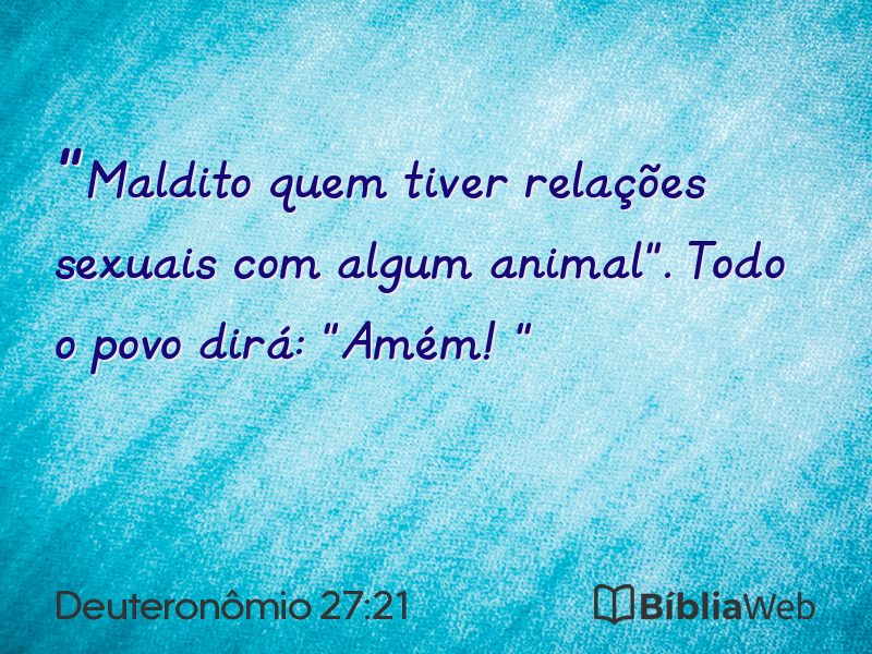 Deuteronômio 27:21 em imagem para compartilhar