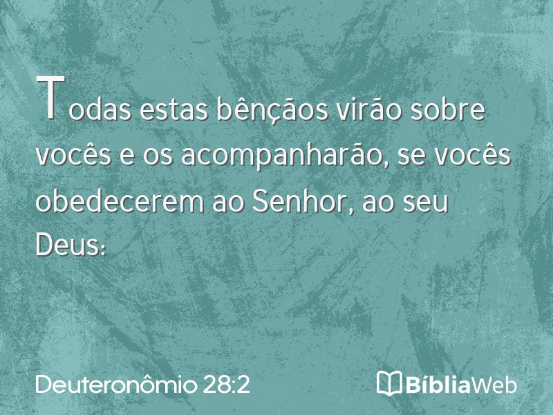Deuteronômio 28:2 em imagem para compartilhar