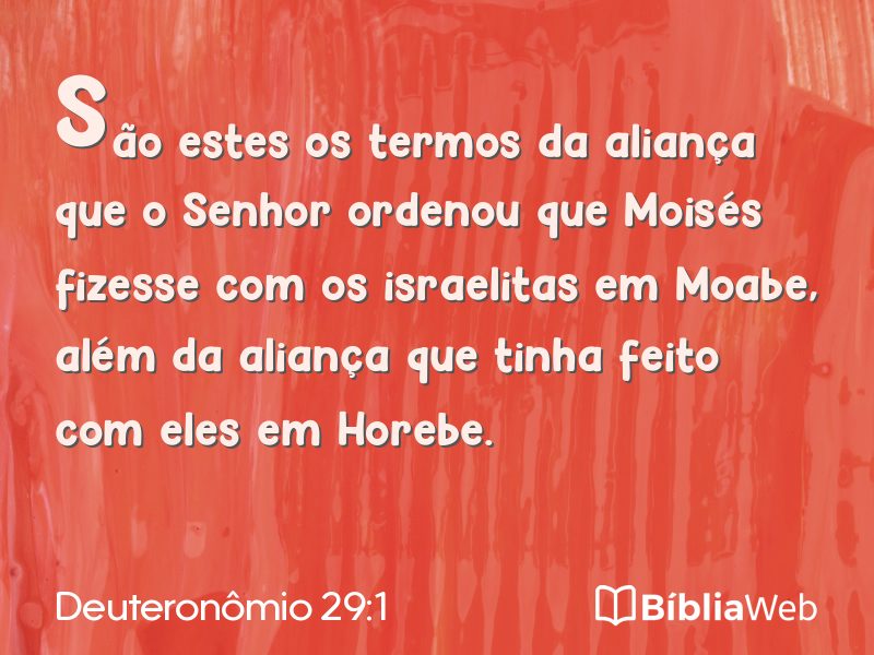 Deuteronômio 29:1 em imagem para compartilhar
