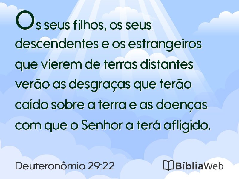 Deuteronômio 29:22 em imagem para compartilhar