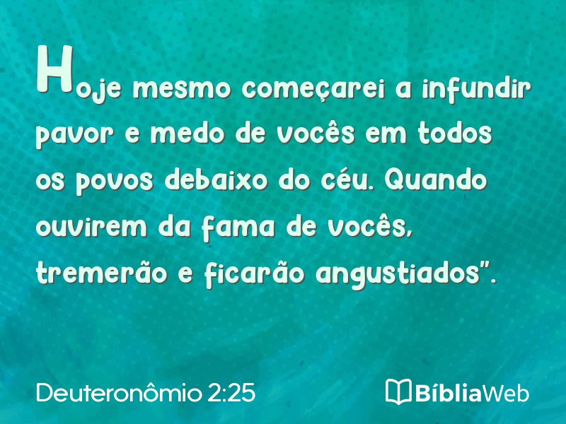 Deuteronômio 2:25 em imagem para compartilhar