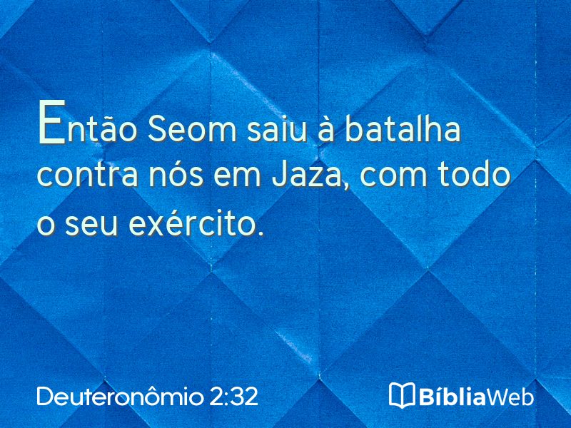 Deuteronômio 2:32 em imagem para compartilhar