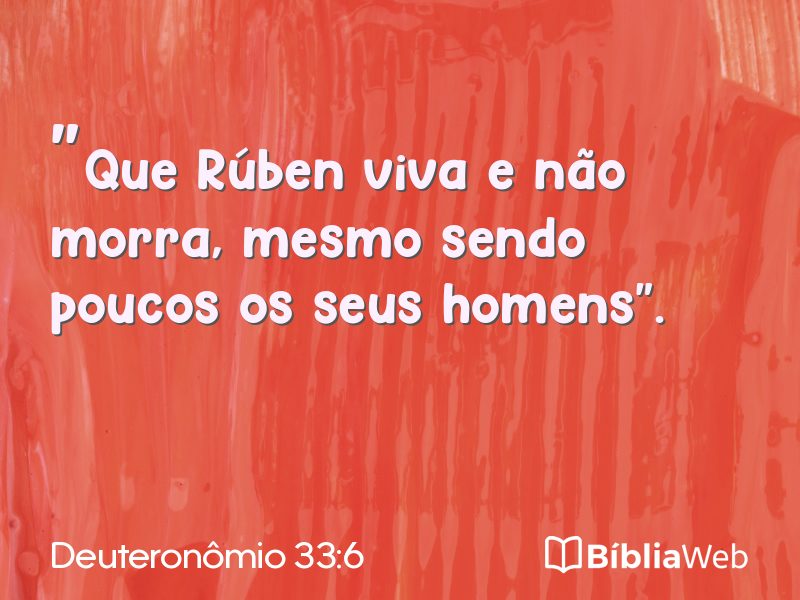 Deuteronômio 33:6 em imagem para compartilhar