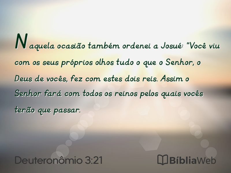 Deuteronômio 3:21 em imagem para compartilhar