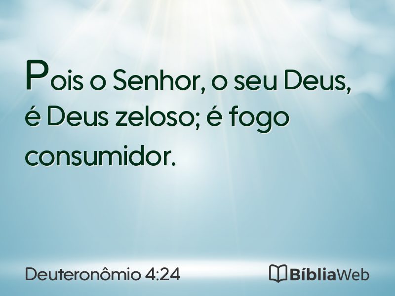 Deuteronômio 4:24 em imagem para compartilhar