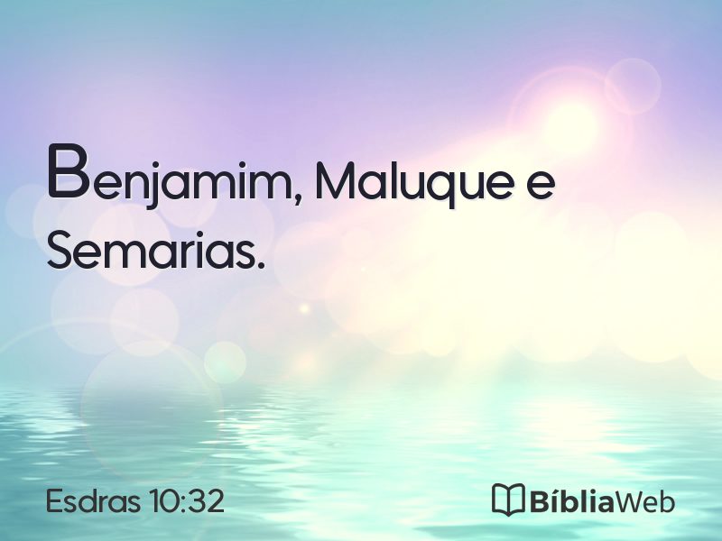 Esdras 10:32 em imagem para compartilhar