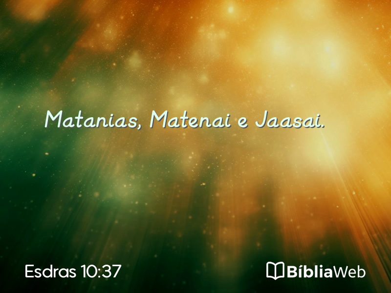 Esdras 10:37 em imagem para compartilhar
