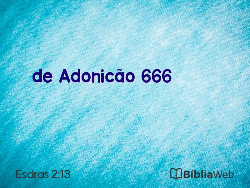 Esdras 2:13 em imagem para compartilhar