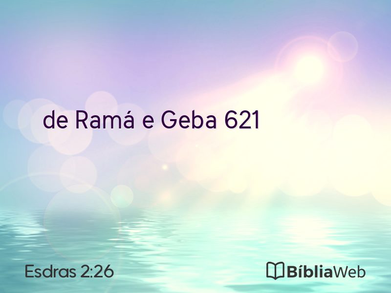 Esdras 2:26 em imagem para compartilhar