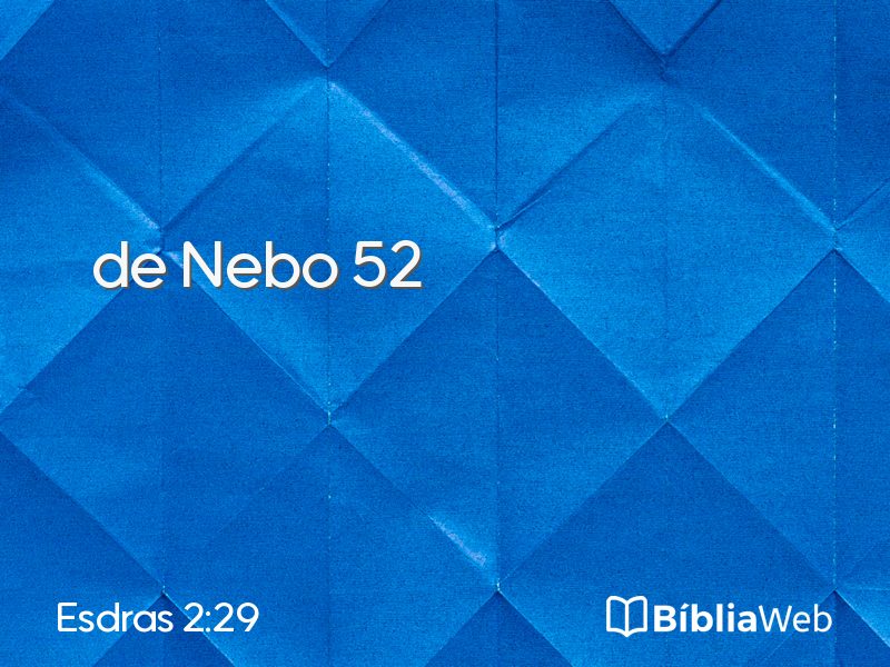 Esdras 2:29 em imagem para compartilhar