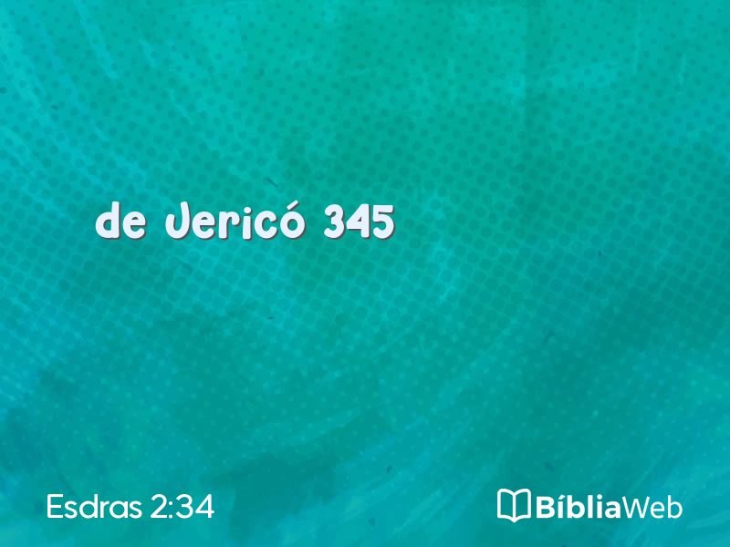 Esdras 2:34 em imagem para compartilhar