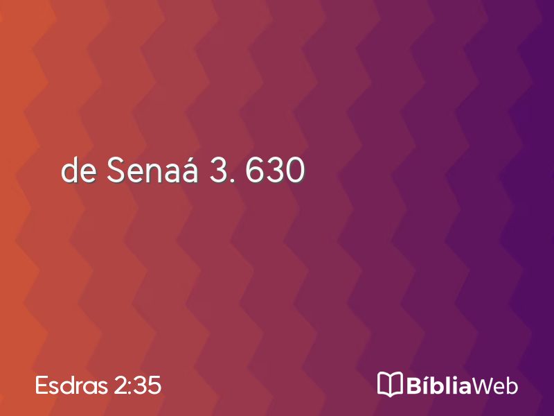 Esdras 2:35 em imagem para compartilhar
