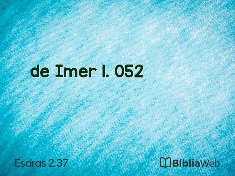 Esdras 2:37 em imagem para compartilhar