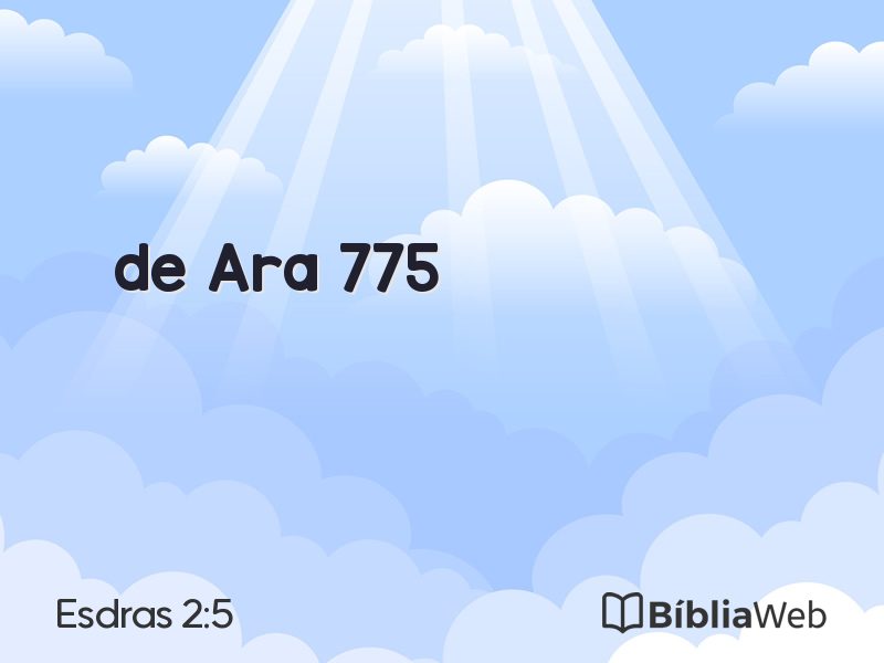 Esdras 2:5 em imagem para compartilhar