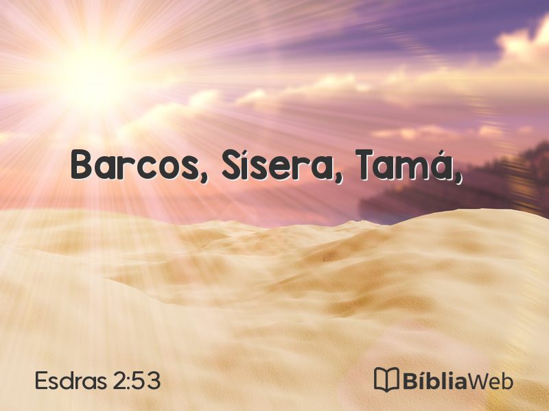 Esdras 2:53 em imagem para compartilhar