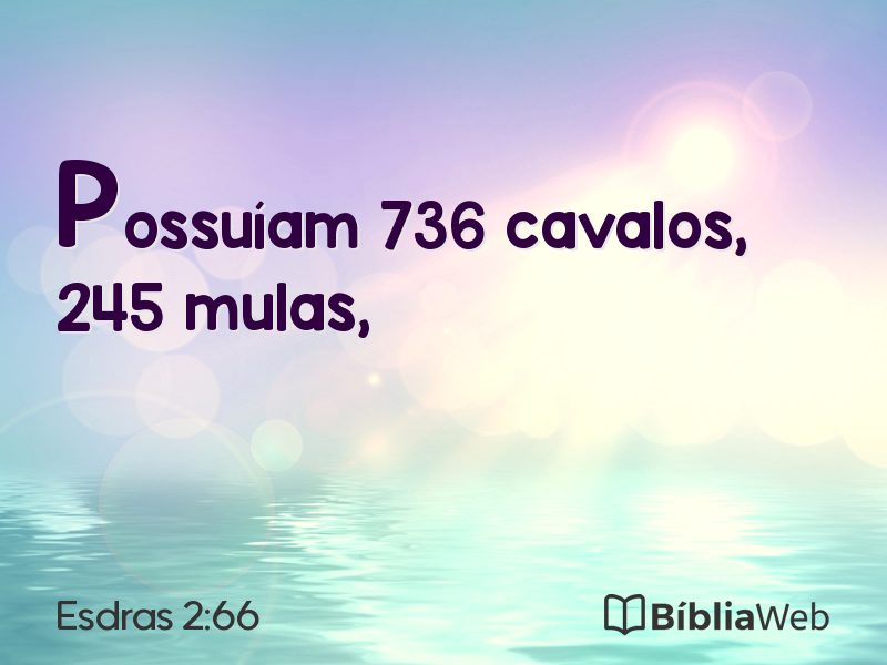 Esdras 2:66 em imagem para compartilhar