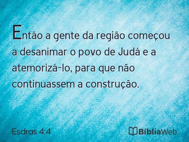 Esdras 4:4 em imagem para compartilhar